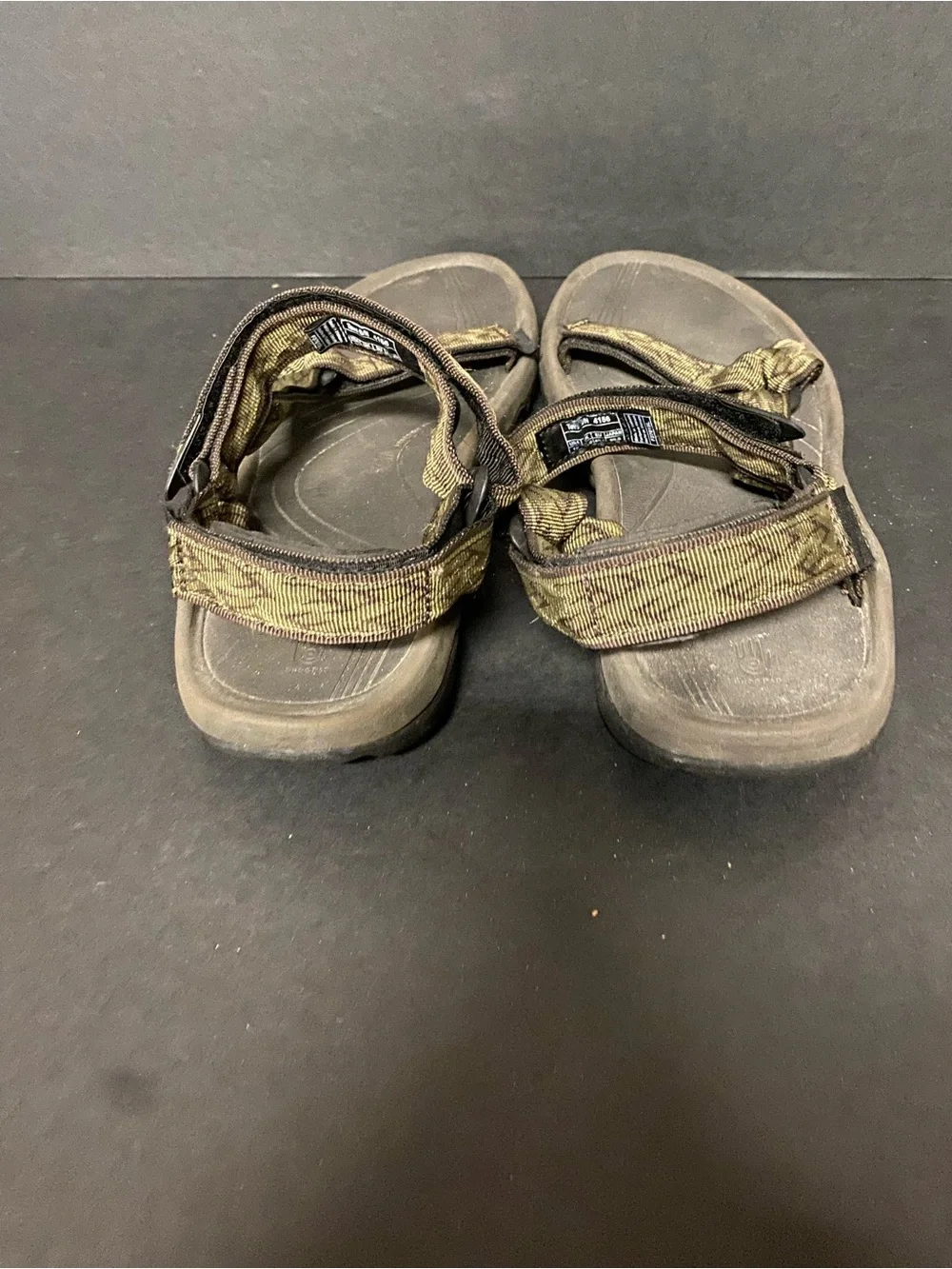 Teva Outdoor Sport Hurricane Sandals in Olive Green and Black